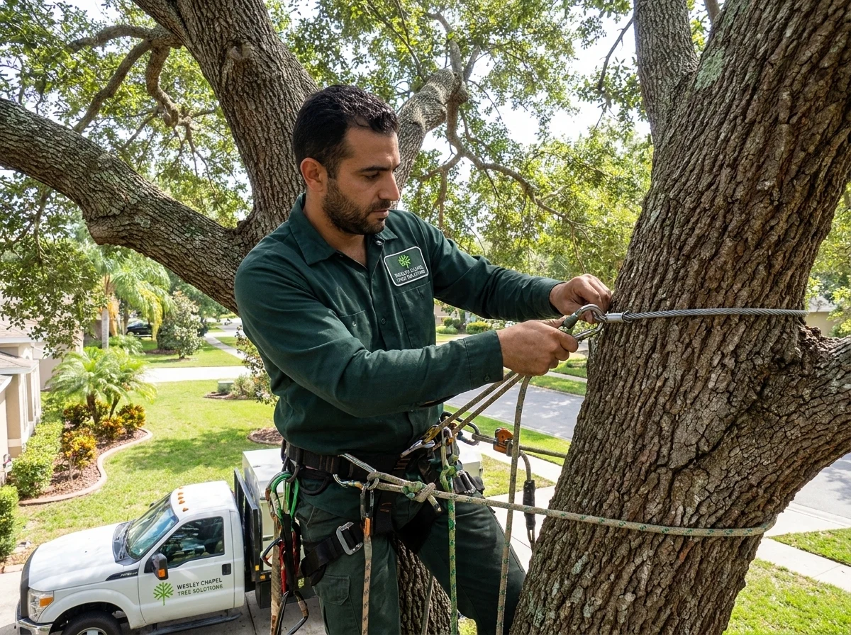 Tree Cabling & Bracing in Wesley Chapel, Florida
